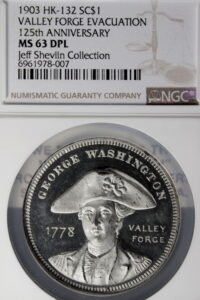HK-132 1903 Valley Forge Evacuation 125th Anniversary SCD