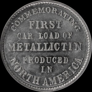 HK-149 1891 1st Car Load of Tin Produced in America SCD