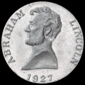 1927 Lincoln issue by Thomas Elder in Aluminum SCD
